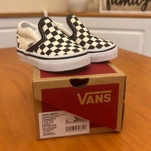 Size 3.5 t classic slip on Vans for sale
